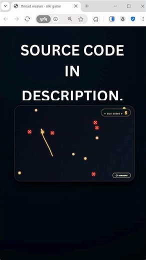 Thread Weaver #coding #programming #landing #html #javascript #musiccodes2023 #lovecode #webdesign