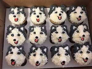 141K views · 434 reactions | BEAUTIFUL HUSKY DOG CUPCAKES!!!  | My Heavenly Recipes | Facebook