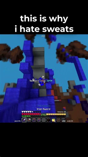 Bedwars Sweat Moment