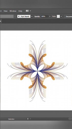 New pattern logo design | Illustration Tutorial #logo