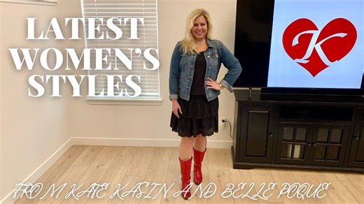 Watch Latest Women’s Styles Kate Kasin and Belle Poque on Amazon Live