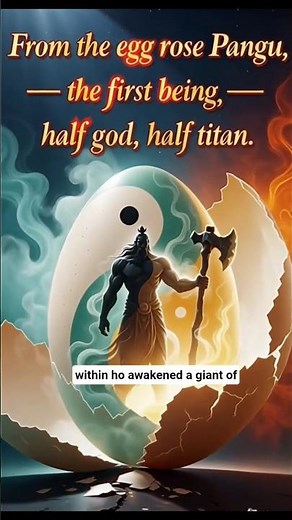 “Pangu: The Giant Who Created the Universe 🌌 | Chinese Creation Myth Explained” #chinesemythology