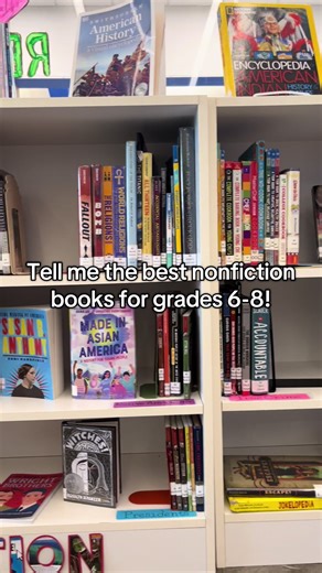 Middle school librarians, teachers, and book lovers 👀 What are the BEST non-fiction books for grades 6–8? Your favorites, your students’ favorites, I want all the recommendations! Non-fiction that hooks reluctant readers, sparks curiosity, and keeps kids asking for “just one more chapter” = yes please 🙌 Drop titles in the comments and help me build the ultimate middle school non-fiction collection.
