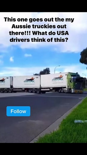 This one goes out the my Aussie truckies out there!!! What do USA drivers think of this? #reelsvideo #roadtrain #aussie #truckie #driver #trucking #semitruck #Awsome #like #comment #followers #share #like #acdc #thunderstruck | Driving With John