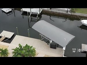 Hundreds of illegal boat lift covers up in Pasco County canals