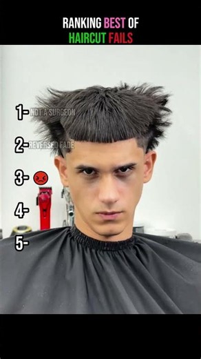 Ranking Best Haircut fails✂️💩 #ranking #best #haircut #fail