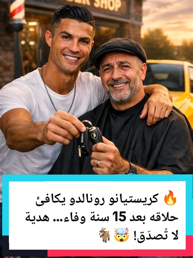 كريستيانو رونالدو يكافئ حلاقه بهدية مدهشة