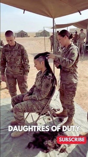 Her Ultimate Sacrifice: Long Hair to Buzzcut for the IDF 🇮🇱 #army #israeliarmy #idf #israel #police