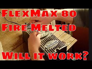 Outback FlexMax 80 Tear Down - MELTED IN FIRE - Can i fix it? Part 1