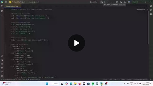 #pythonprogramming #codsoft #internship #python #calculator #programming #consoleapp #projectshowcase #learning | Palak Gaur