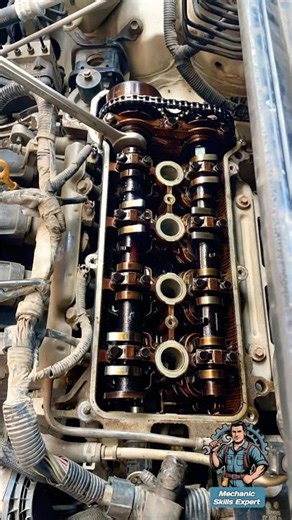 amazing mechanic technique valves adjustment #shorts #engine #mechanic #mechanical #short #trending