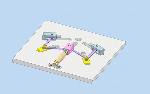 滑块同步移动机构，一起看看它是怎么实现同步运动的吧！