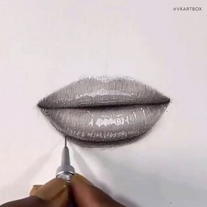 38K views · 2K reactions | Draw realistic lips  | Vkartbox | Facebook