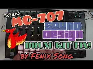 Roland MC-707 Drum Kit Improvements, Easy Fix!