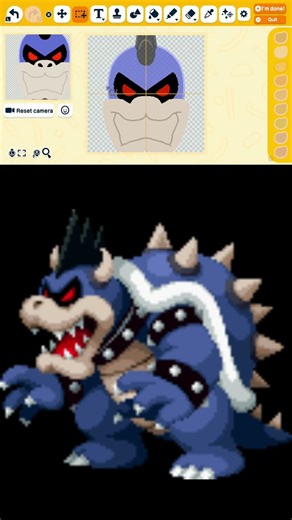 How to make Dark Bowser from Mario & Luigi's: Bowser's Inside Story #darkbowser #marioandluigi