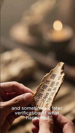 Inside a Single Oracle Bone Record
