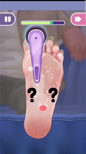 Foot Cleaning ASMR 🧼✨ Relaxing Deep Clean Sounds #shorts