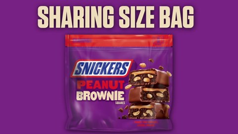 SNICKERS Peanut Brownie Squares Fun Size Chocolate Candy Bars, 6.61 oz