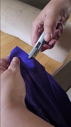 how to use fabric notching tool