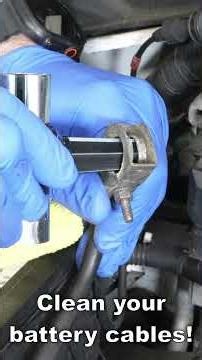 Clean Your Battery Terminal Cables! #shorts #automobile #mechanic #diy