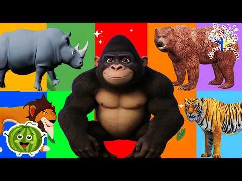 The Animal Sounds Song TA3AM5 These Are The Sounds That The Animals Make Edufam Kids Nursery Rhymes
