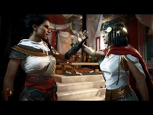 Aya threatens Cleopatra | Assassin's Creed Origins