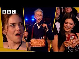 Hollywood stars try British snacks at the BAFTAs 🤩🍿 | BAFTA Film Awards 2026 - BBC