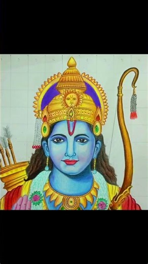 Shree Ram Drawing 🙏 #art #shorts #drawing #ram