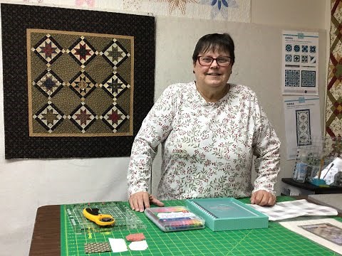 Meet Me At The Sewing Machine. How to make Paula Barne’s potato chip quilt block from Red Crinoline