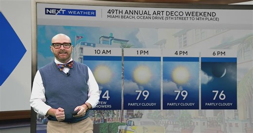 Beautiful warm weather across South Florida before an expected cool down next week