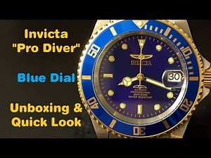 Invicta "Pro Diver", 8928OB, Automatic Watch - Blue Dial | Unboxing and Quick Look