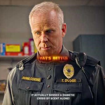 A woman is running on the beach with a medical dog! Animal Control Season 2 (2024)#edit #tvshow