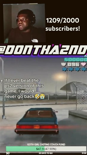 Clip of me raging at #gtavicecity PS3 classics version! Check out my daily livestreams ‪@dontha2nd‬