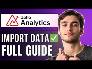How To Import Data In Zoho Analytics | Step-by-Step Beginner Guide