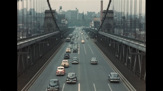 Patrons routinely request video footage & digital images preserved by the State #Archives. Recently, the Archives' staff fulfilled a request for this digitized film of the Delaware River Bridge (known as the Benjamin Franklin Bridge) in Philadelphia, circa 1948. Scanned at 4K resolution. Reach out to the State Archives ➡ www.pastatearchives.com | Pennsylvania Trails of History