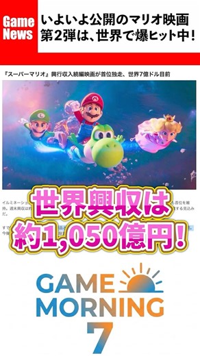 The second Mario movie is finally released! A massive hit worldwide, grossing over 100 billion ye...