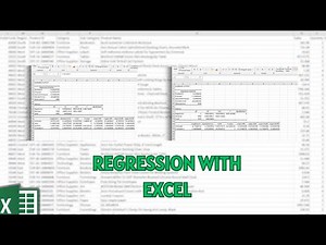 REGRESSION MODEL WITH EXCEL| IT IS SIMPLE