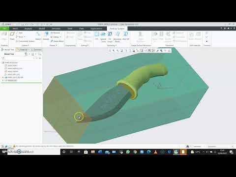 Creo Parametric - mold design ( core and cavity)