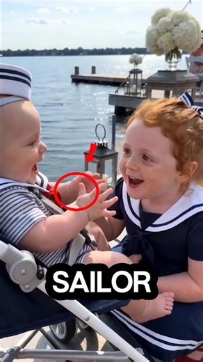 Two Little Sailors Having the Most Adorable Conversation! ⚓️👶