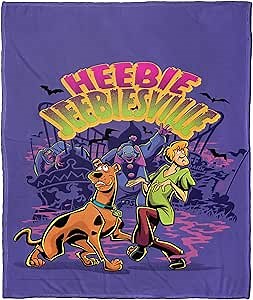Northwest Scooby Doo Silk Touch Throw Blanket, 50" x 60", Heebie Jeebiesville