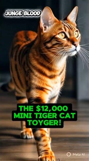 The $12,000 Mini Tiger Cat — Toyger! #shorts #toyger