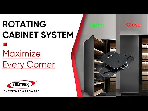 Rotating Cabinet System | Maximize Every Corner | TEMAX Global Hardware