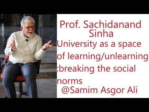 Reimagining the University Space | Prof. Sachidanand Sinha | CSRD JNU SFC