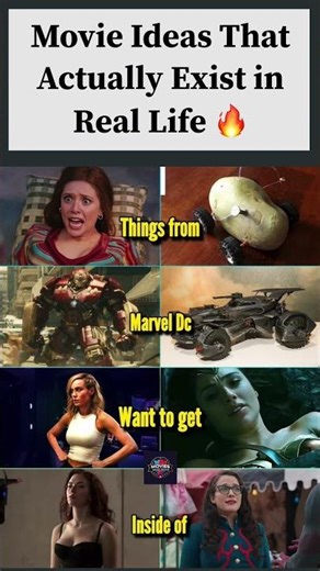 Things From Movies That Exist in Real Life 🤯 #Marvel #DC #IronMan #Batman #WandaVision