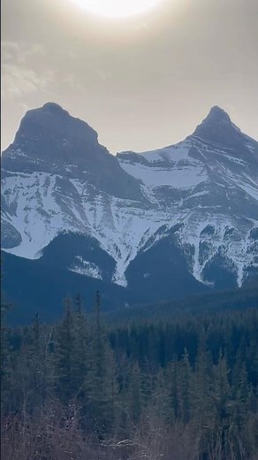 Canmore, AB Part 4 (Three Sisters) #canada #alberta #canmore