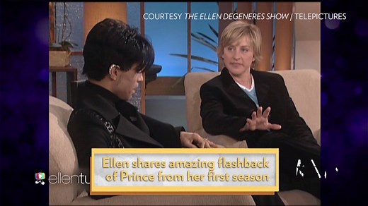226K views · 4K reactions | See the amazing flashback Ellen DeGeneres shared of Prince from 2003 (via People Video) | People | Facebook