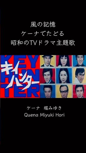 【ケーナ】非情のライセンス-キイハンター Covered by Quena TVドラマ主題歌