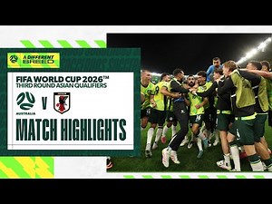 Subway Socceroos v Japan | Highlights | FIFA World Cup 2026 Qualifier