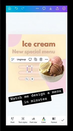 Design a Professional Menu in Minutes! 👀