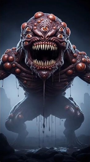 #DreamScreenAI // ​😱 Real Life Monster? AI Horror Animation! #Shorts